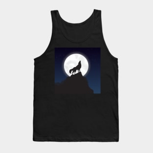 Wolf Howling Tank Top